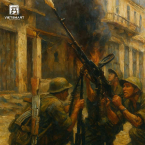 Chiến Đấu Giải Phóng Thành Phố Huế - Acrylic 40 x 40cm HV09