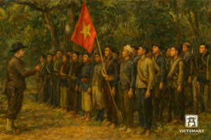 Đội Việt Nam Tuyên Truyền Giải Phóng Quân - Acrylic 45 x 60cm HV23