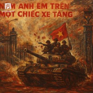 Năm Anh Em Trên Một Chiếc Xe Tăng - Acrylic 60 x 70cm HV34