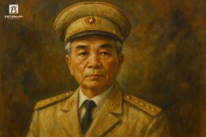 Chân Dung Đại Tướng Võ Nguyên Giáp 3- Acrylic 45x 60cm-HV_CDDTVNG3