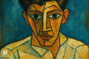 Tranh Nghệ thuật "Chân Dung Một Người Đàn Ông" VIETSMART ART - Acrylic 60 x 90cm