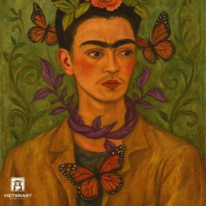 Tranh Nghệ thuật "Chân Dung Một Người Đàn Ông" VIETSMART ART - Acrylic 60 x 70cm