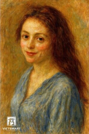 Tranh Nghệ thuật "Chân Dung Một Người Phụ Nữ" VIETSMART ART - Acrylic 45 x 60cm