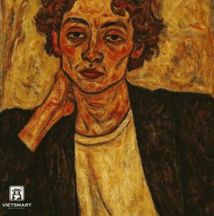 Tranh Nghệ thuật "Một Người Đàn Ông Suy Tư" VIETSMART ART - Acrylic 60 x 70cm