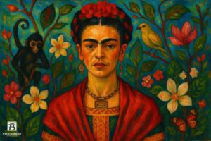 Tranh Nghệ thuật "Người Phụ Nữ Và Chiếc Vòng Cổ" VIETSMART ART - Acrylic 60 x 90cm