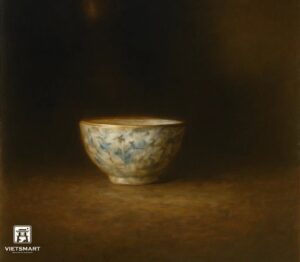 Tranh Nghệ thuật "Một Chiếc Bát" VIETSMART ART - Sơn dầu 60 x 70cm