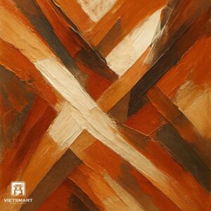 Tranh Nghệ thuật "Không Đề" VIETSMART ART - Acrylic 60 x 70cm